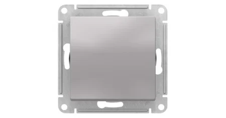 Механизм выключателя 1-кл. СП AtlasDesign 10А IP20 (сх. 1) 10AX алюм. SchE ATN000311