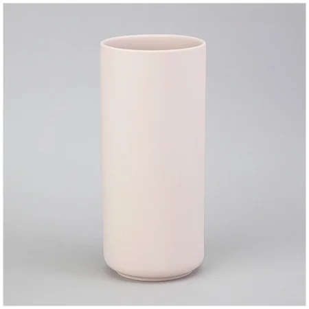 Ваза 11х11х25см цвет: пудровый 374-138 *1