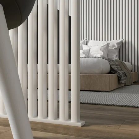 Рейка интерьерная МДФ Stella Милана Белый 2700х30х20мм