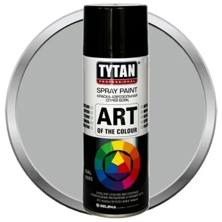 Краска аэрозольная Tytan Professional Art of the colour 400мл металлик 9006 93762