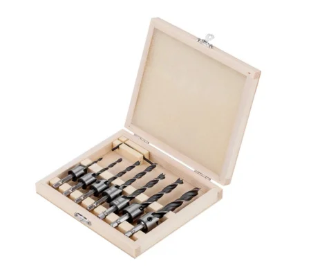 Набор сверл зенкеров по дереву 3-10мм уп-7шт Denzel 704272 *1