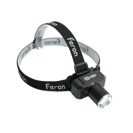 Фонарь налобный TH2314 (c аккум. 20W USB type-C 2500mAh IP44 алюминий) 51621 (Feron)  1