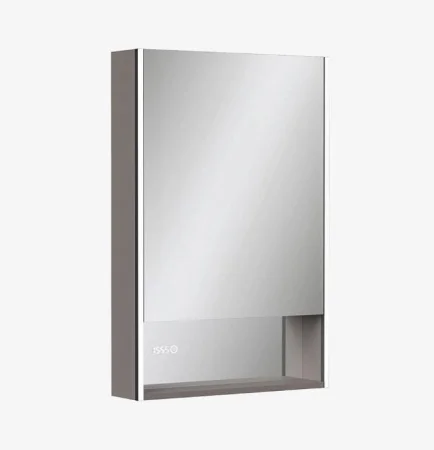 Зеркало-шкаф EQUIL Ferro LED 60 zsFERRO60.R с часами, правый