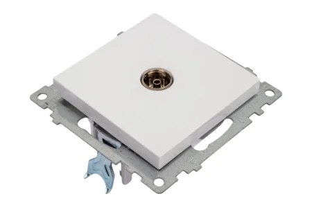 Розетка TV 1-м "Катрин" (механизм) белый GLS00-7108-01 Stekker *1