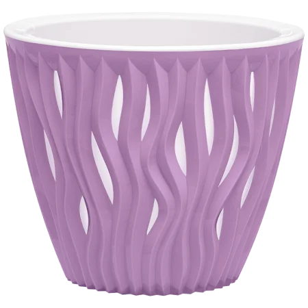 Кашпо д/цветов пласт. "Вдохновение" 3л лаванда КШ-5423 (La Decoro) *1