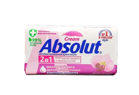 Мыло Absolut 2в1 дикая орхидея 90г 6120  1