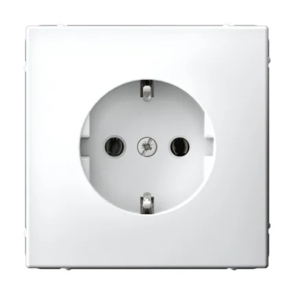 Розетка 1-м СП "Artgallery" с заземлением, 16А, механизм, белый GAL000143 (Systeme Electric) *1