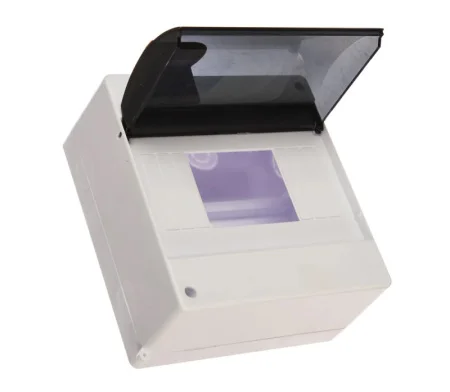 Корпус ОП КМПн 2/6 Krepta 3 IP30 навесной для 6-х авт. выкл. прозр. крышка пластик. бел. MKP42-N-06-30-09 (IEK) *1