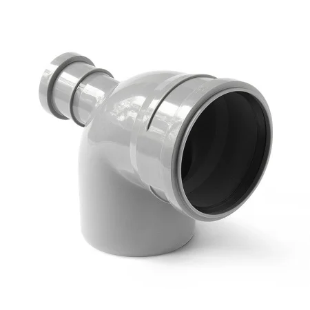 Отвод D110 90гр с выходом 50 тыльный