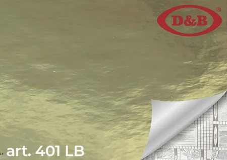 Пленка самоклеящаяся D&B 0,45*8м  ГОЛОГРАФИЯ  золото 401 LB *5/20