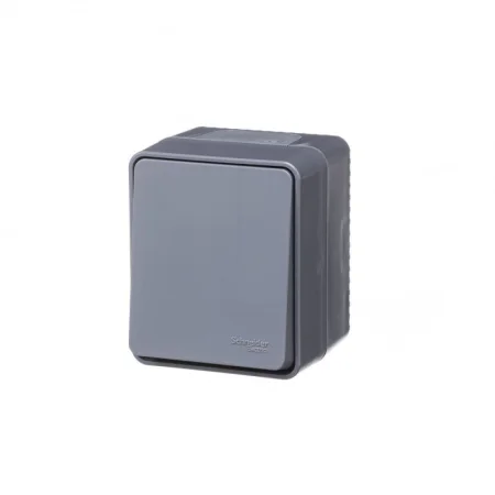 Выключатель 1-кл ОП "AtlasDesign" PROFI IP54 10 АХ, антрацит ATN544015 (Systeme Electric) *1