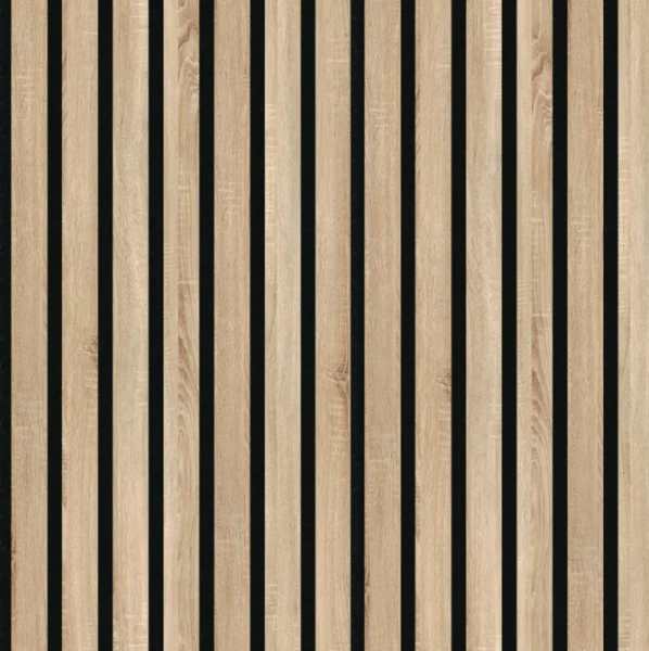 Панель стеновая акустическая МДФ Stella Trend Standart Дуб Сонома 2780х600х21мм