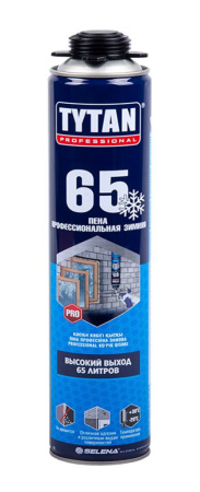 Пена монтажная 65 Professional 750мл зимняя 96443 16975 (Tytan)  12 672